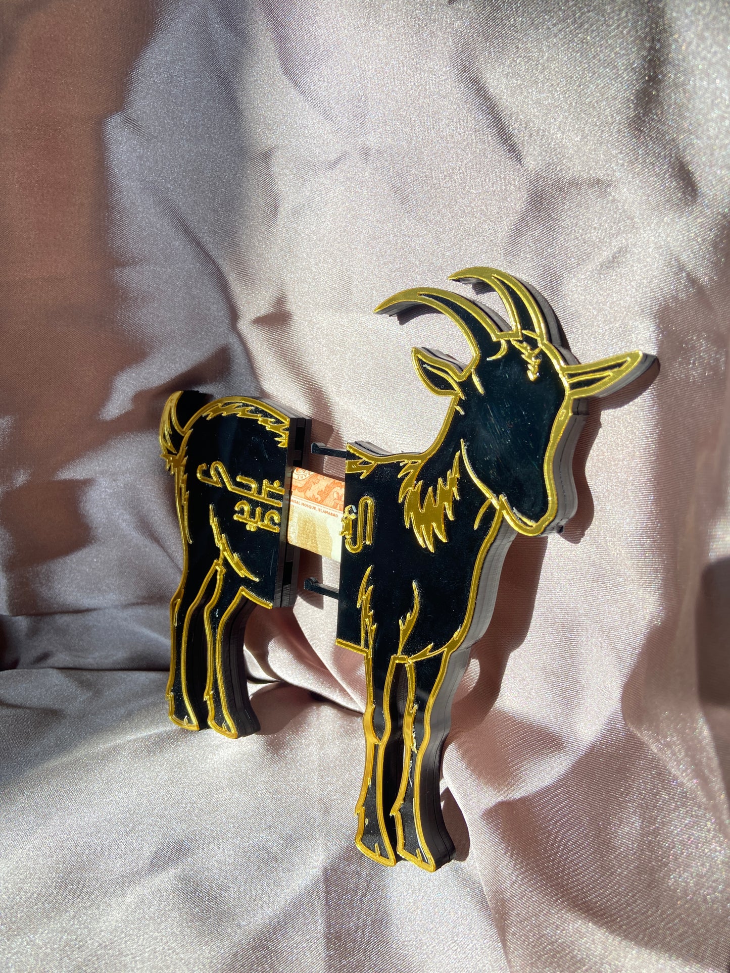 🐐🐐 10 pcs: Sliding Goat Cash Holder – Eidi Special