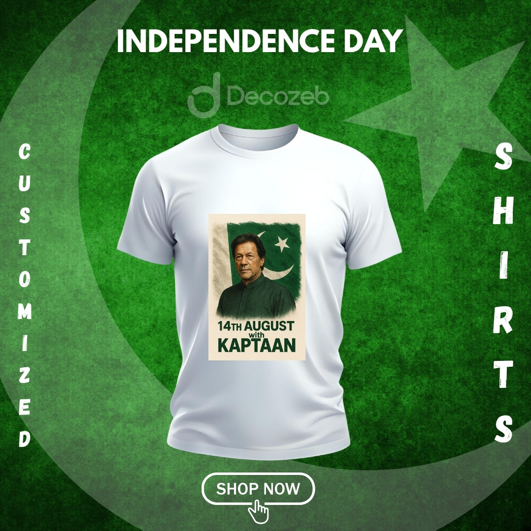 14th August Kaptaan T-Shirt – Imran Khan Edition