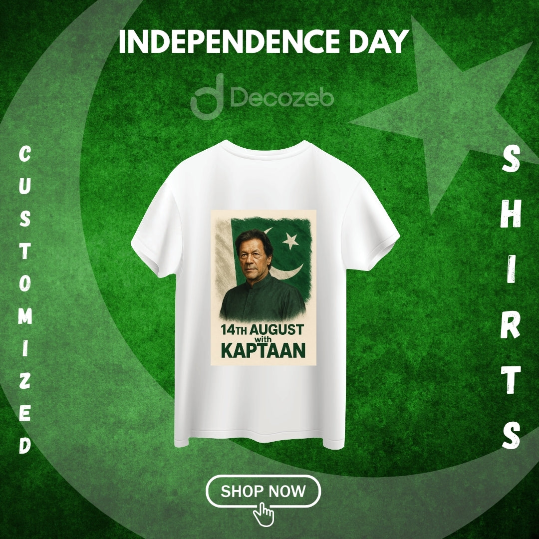 14th August Kaptaan T-Shirt – Imran Khan Edition