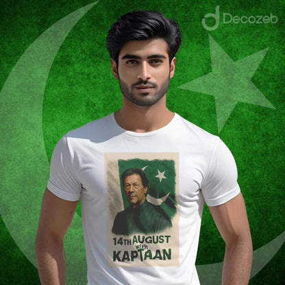 14th August Kaptaan T-Shirt – Imran Khan Edition
