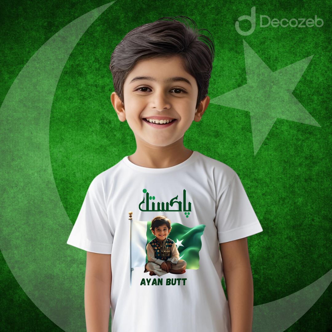 Customized Azadi T-Shirt – Name & Picture (NP1)
