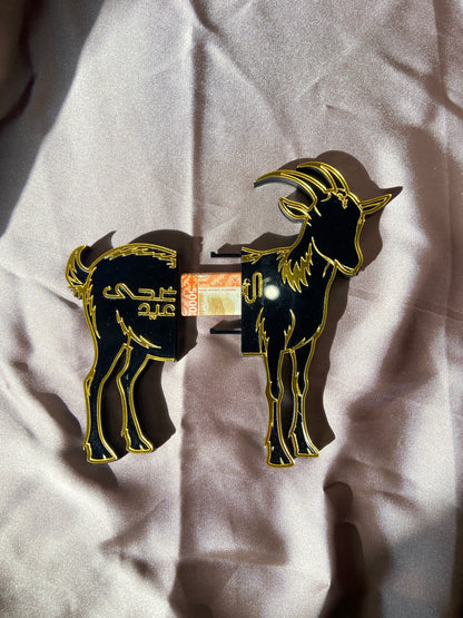 🐐🐐 10 pcs: Sliding Goat Cash Holder – Eidi Special